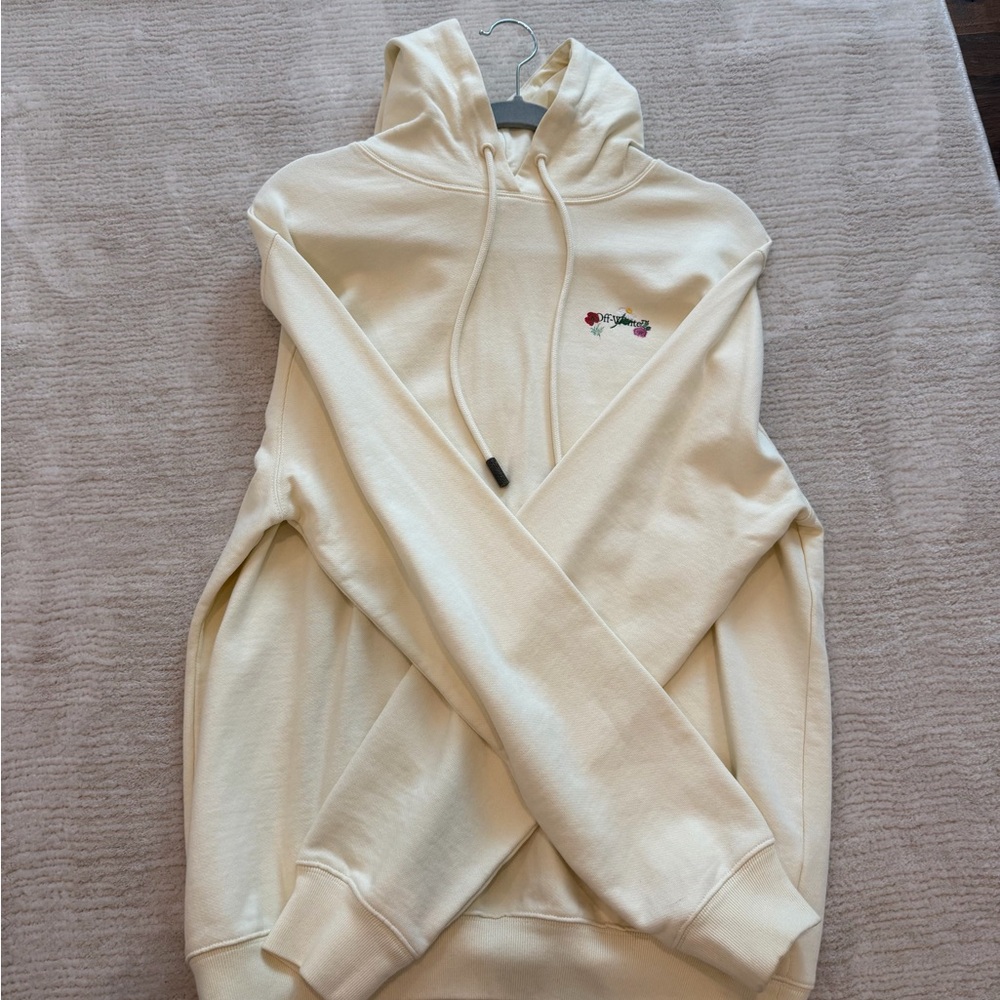 Off-White Cream Hoodie Sweater